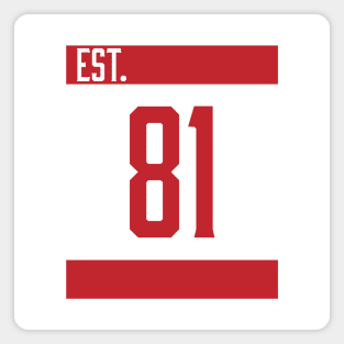 Est 81 Red Magnet